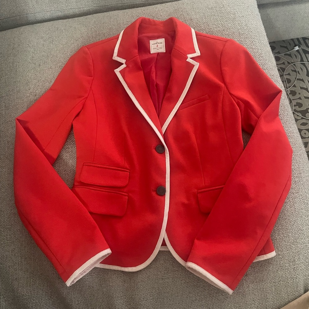 GAP Academy Red Blazer with White Accents